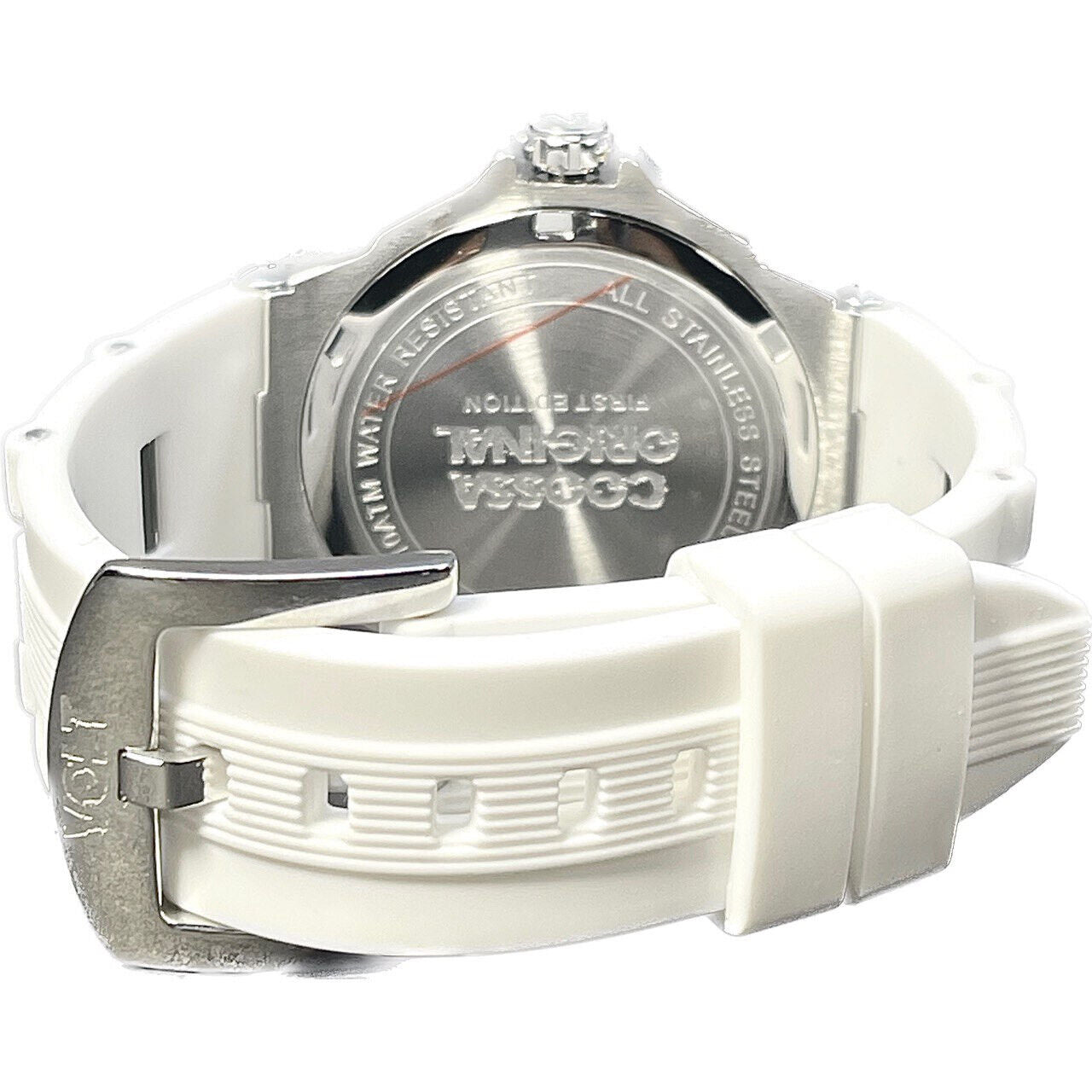 COOSSA ORIGINAL First Edition 20254 Women's Watch Swiss Ronda Movement Mother of Pearl Dial 36.5MM Stainless Steel Case 100M Water Resistant White/Silver Tone