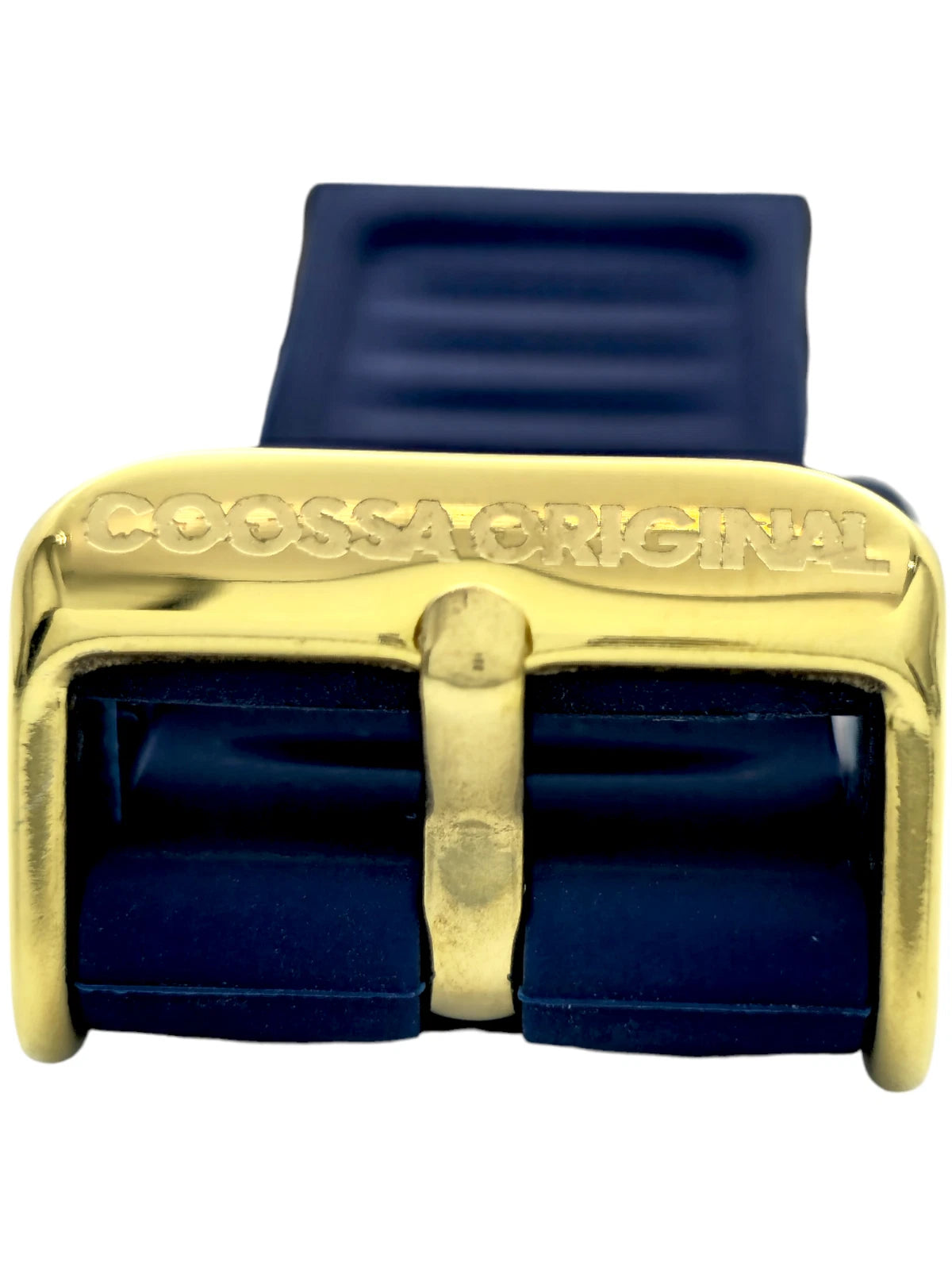 COOSSA ORIGINAL Special Edition Mens Tonneau 46MM Case Gold/Navy Day-Date Watch  Kingdom Of Watches (8346)