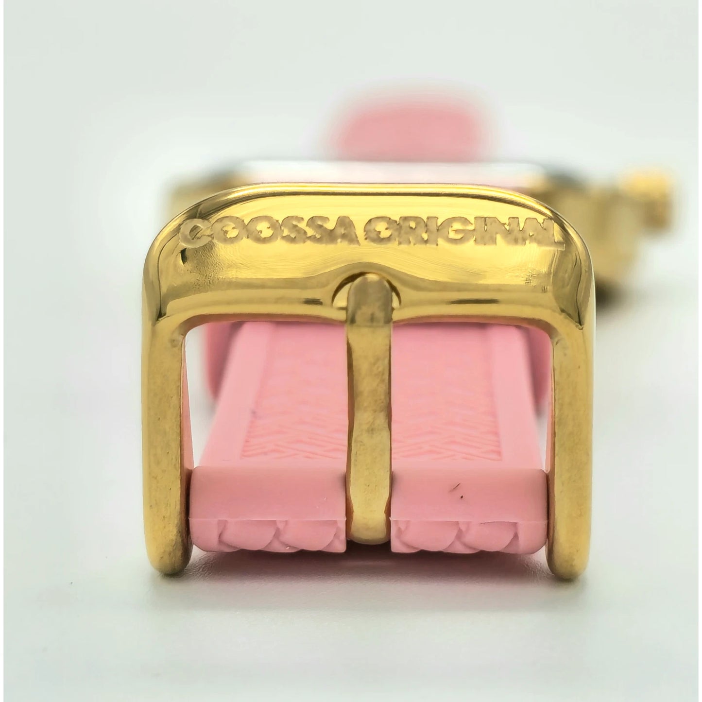 COOSSA ORIGINAL Special Edition Women Tonneau 35MM Case Gold/Pink Day-Date Watch